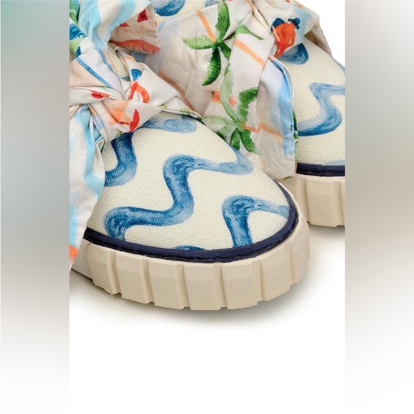 Farm Rio Copacabana Mule Sneaker With Bow NEW - Picture 4 of 16